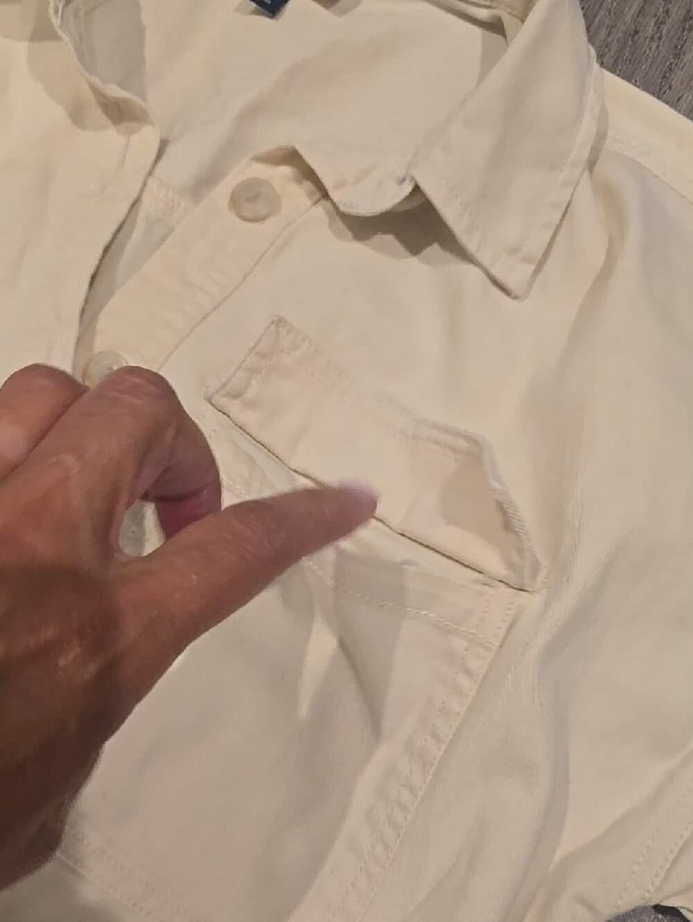 NWOT Universal Thread Cream Short-Sleeve Utility Jumpsuit - Picture 6 of 11